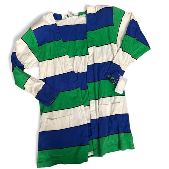 Dior Separates Striped Green and Blue two piece set - Picture 2 of 7